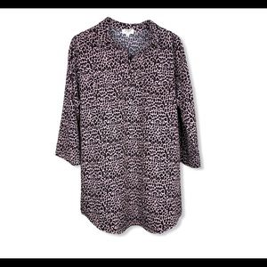 Umgee Leopard Cheetah Print Short Shirt Dress